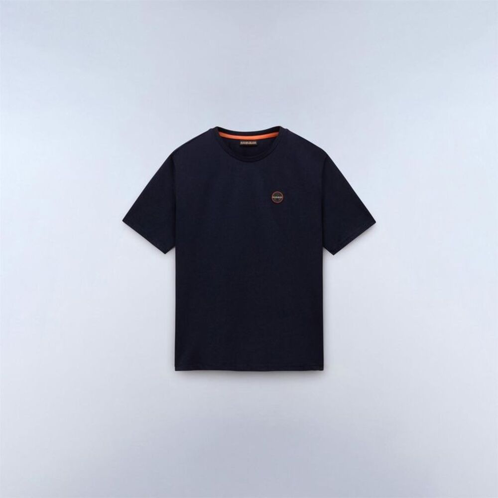 Napapijri Mens Recycled Cotton T-Shirt / Marine Blue